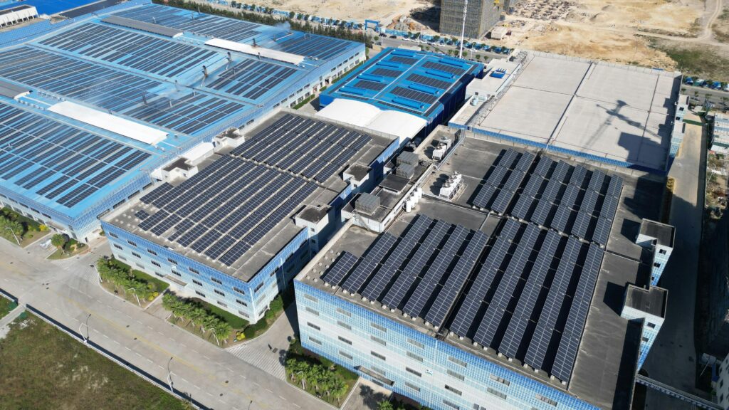 UV Resistant Walkway Bridge Protects C&I Solar Roofs