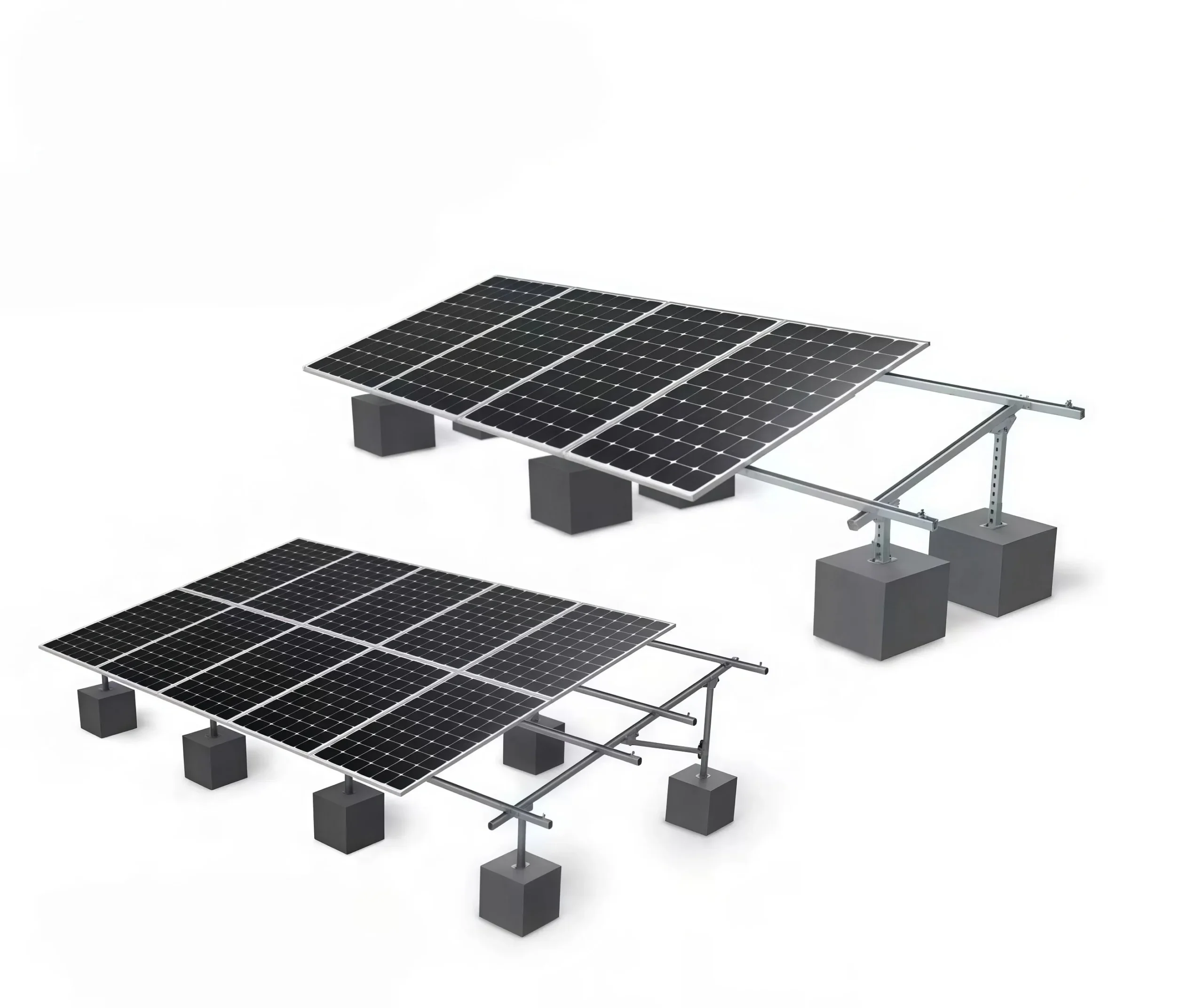 Flat Roof Steel Solar Mounting System
