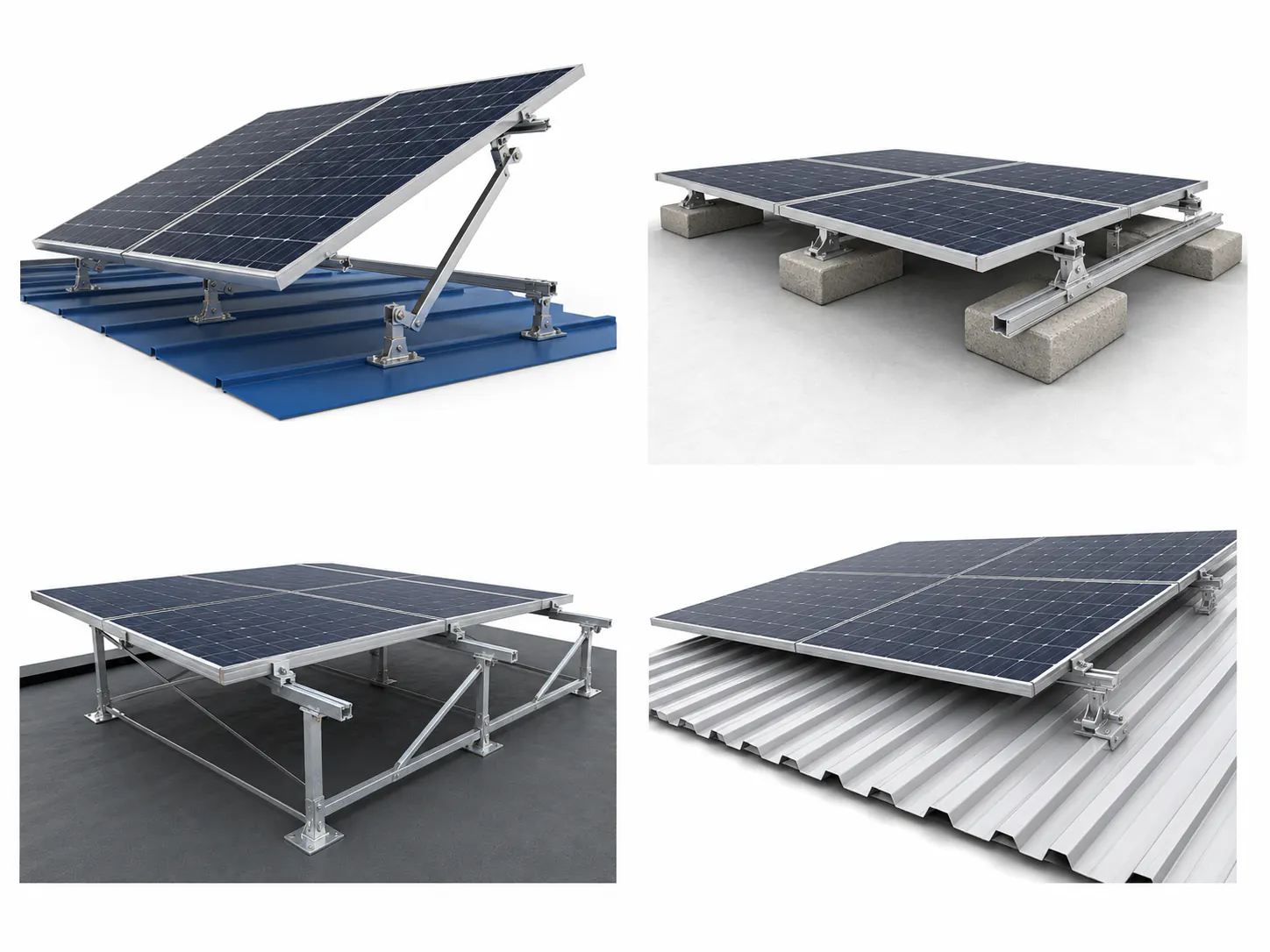 Related solar roof mounting systems for adjustable mounting projects