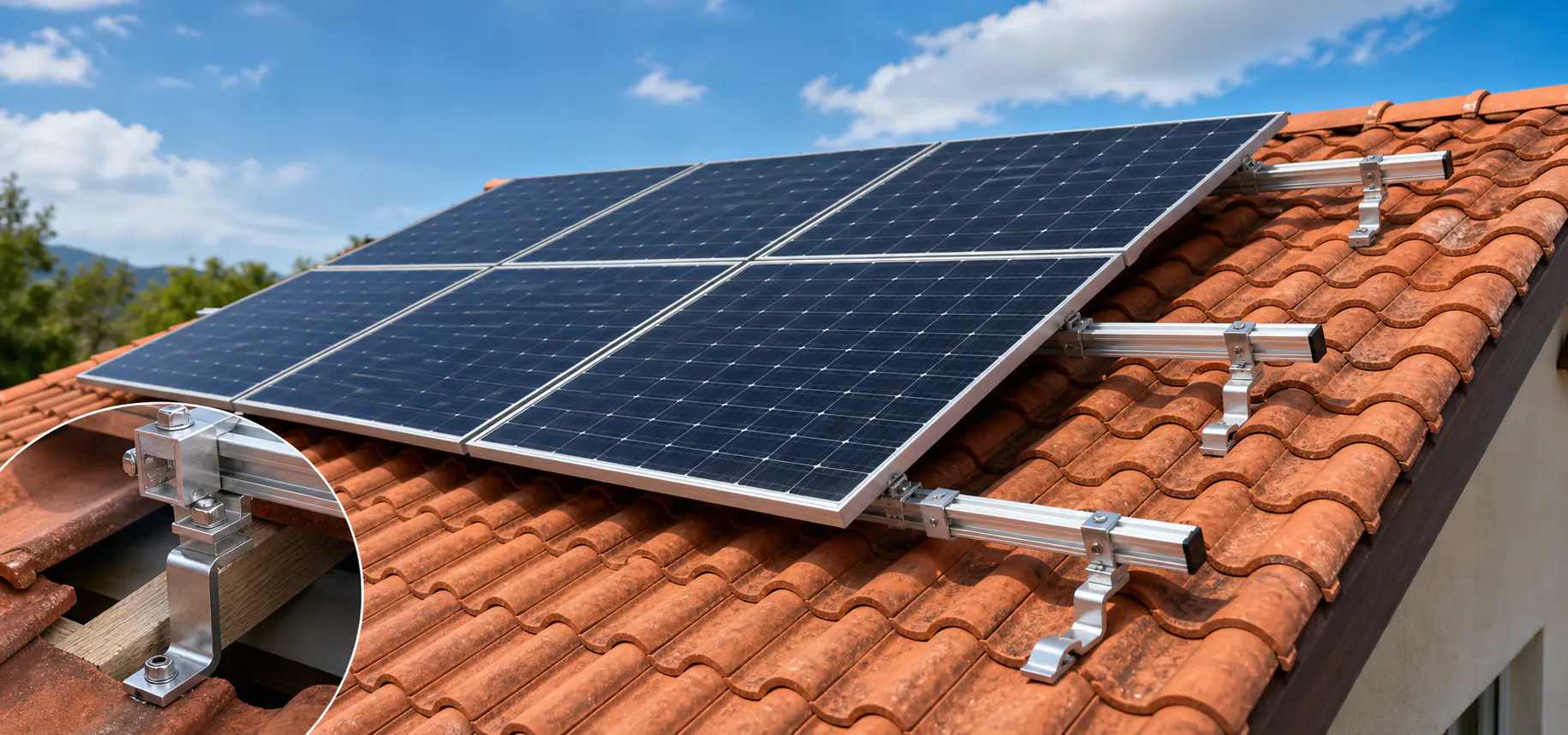 Tile roof mounting system